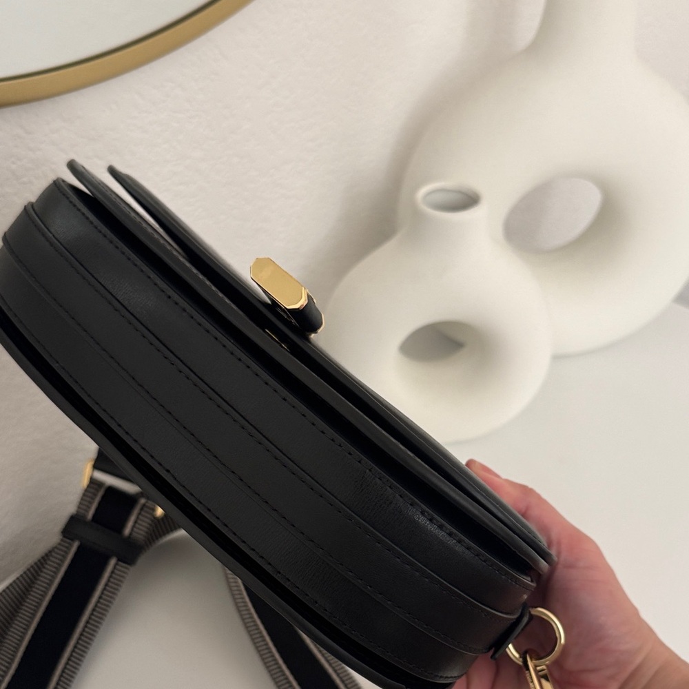 Michael Kors Mila Black and Gold Crossbody Bag - Picture 5 of 7